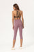 The back of High Waisted Cropped Fitness Leggings