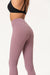 Side view of High Waisted Cropped Fitness Leggings