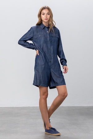 Tencel Short Jumpsuit for girls