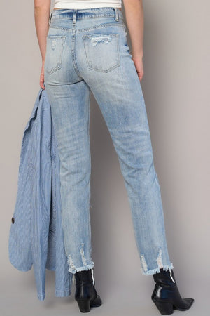 Back of HIGH RISE GIRLFRIEND JEANS