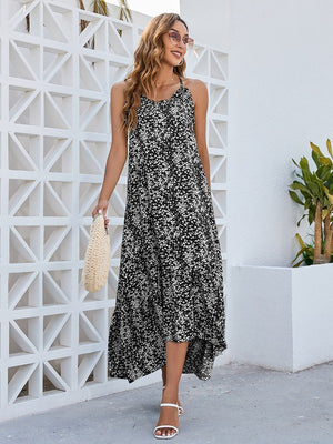 Black Ditsy Dress