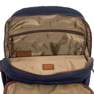 Campaign Waxed Canvas Backpack by Mission Mercantile Leather Goods