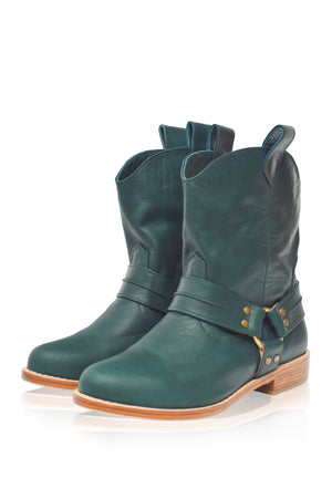 picture of green Cali Leather Boots