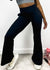 Cute Hip Sculpting High Rise Flared Yoga Pants with Pockets