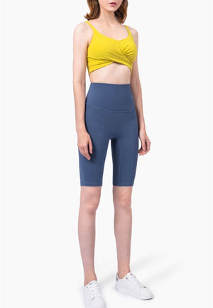 High Waist Basic Biker Shorts for ladies