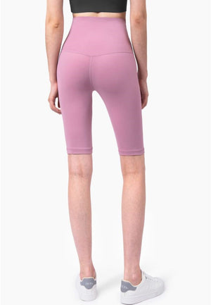 Trendy High Waist Basic Biker Shorts