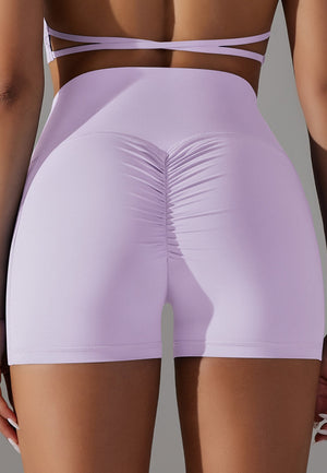 V-Waist Cross Back Shorts for the gym