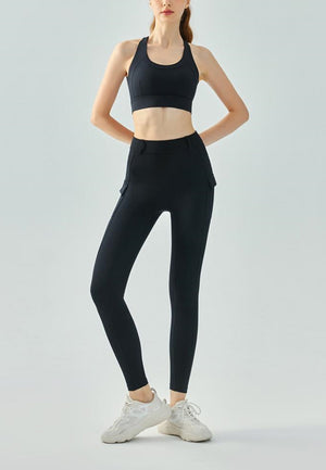 High Waist Belt Loop Leggings for teens