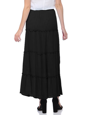 Lovely Maxi Bohemian Layered Skirt