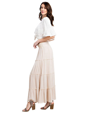 Cool Maxi Bohemian Layered Skirt