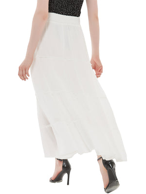 Trending Maxi Bohemian Layered Skirt