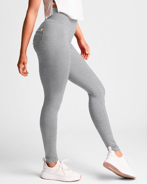 Gray *Soft Sculpt* (Yoga Brush Leggings)