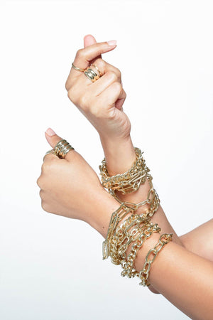 model has many Arya Bracelet