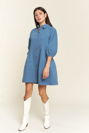 Pretty Washed denim style dress