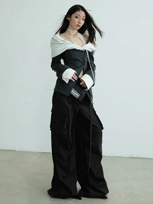 Marigold Shadows Blazers ***Opkuto Open Shoulder Blazer