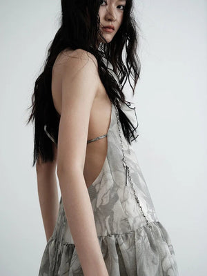 Marigold Shadows Dresses Marabella Ruffle Halter