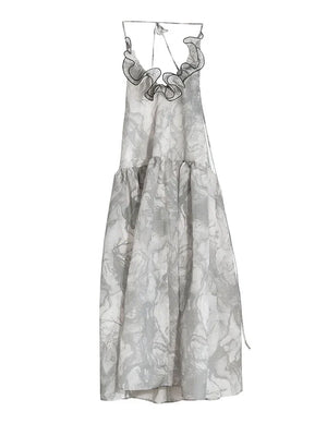 Marigold Shadows Dresses Marabella Ruffle Halter