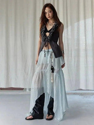 Marigold Shadows Skirts *** Fairee Layered Ruffle Skirt