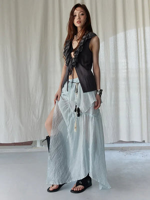 Marigold Shadows Skirts *** Fairee Layered Ruffle Skirt