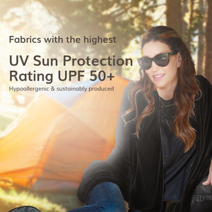 Wayfarer Travel Wrap in Jet Black