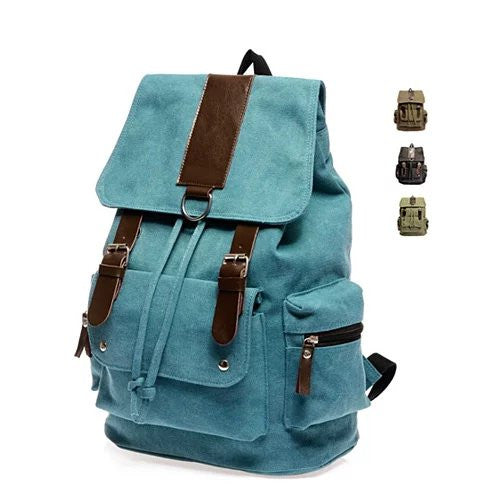 Back To Campus Canvas Backpack