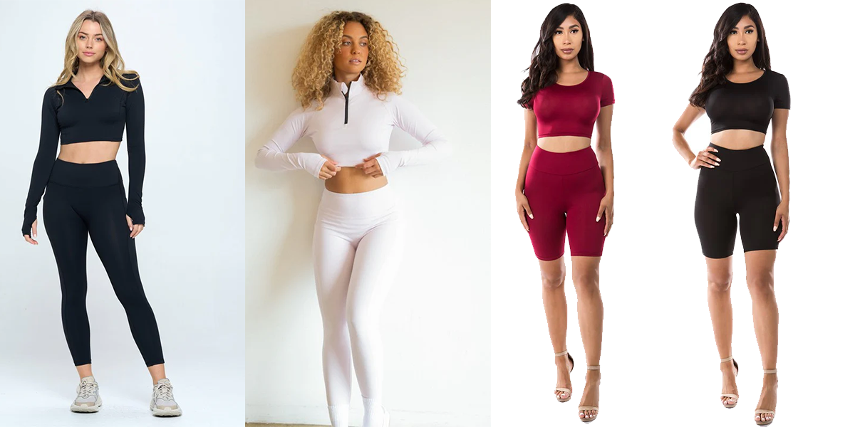 legging and crop top