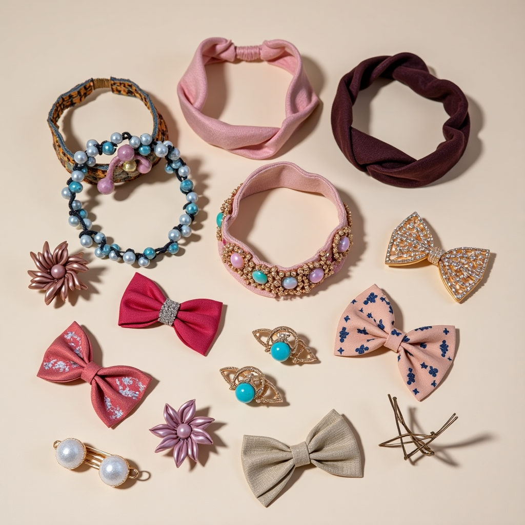 A view of many different Hair Accessories