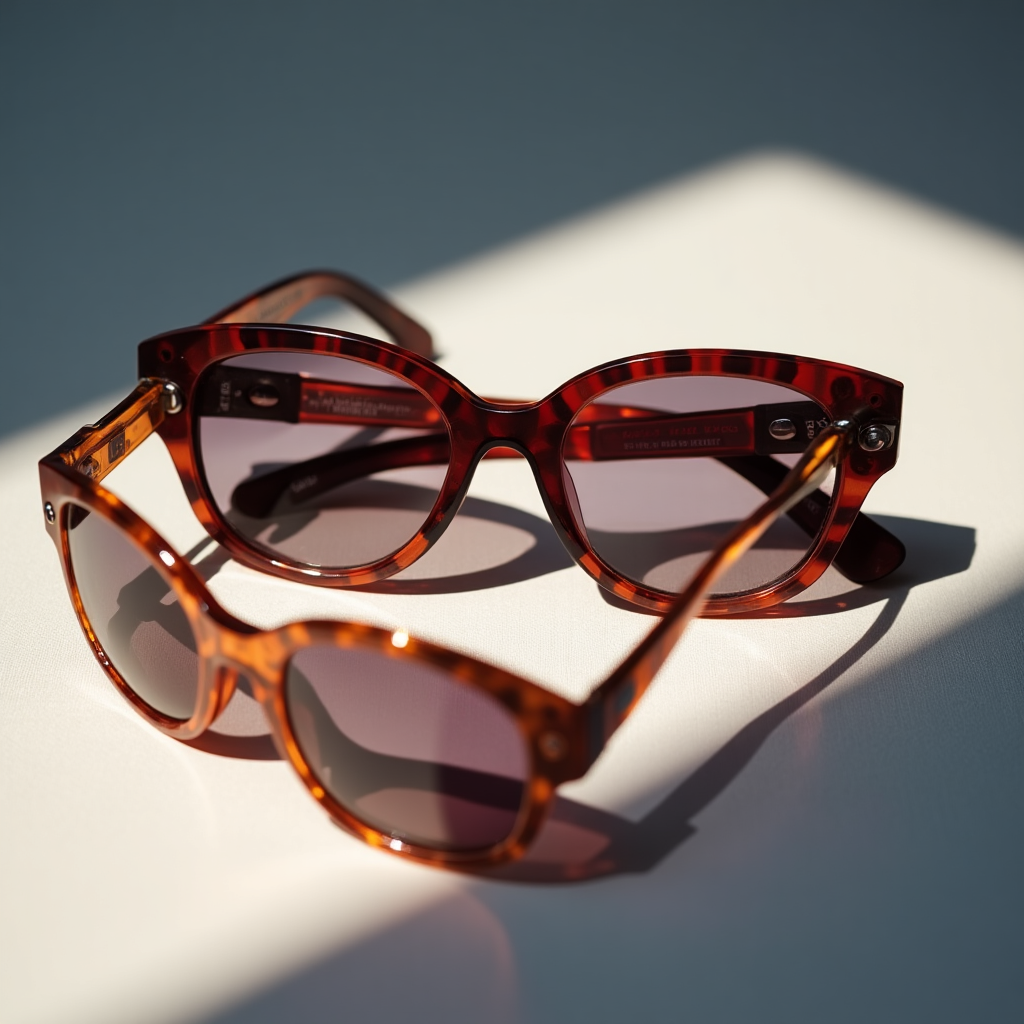 A picture of two sunglasses