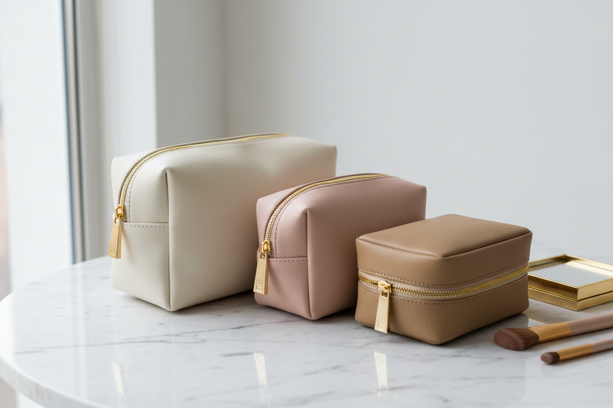 A picture of two cosmetic bag