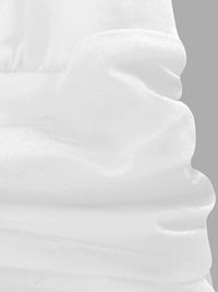 Close-up of a white fabric texture
