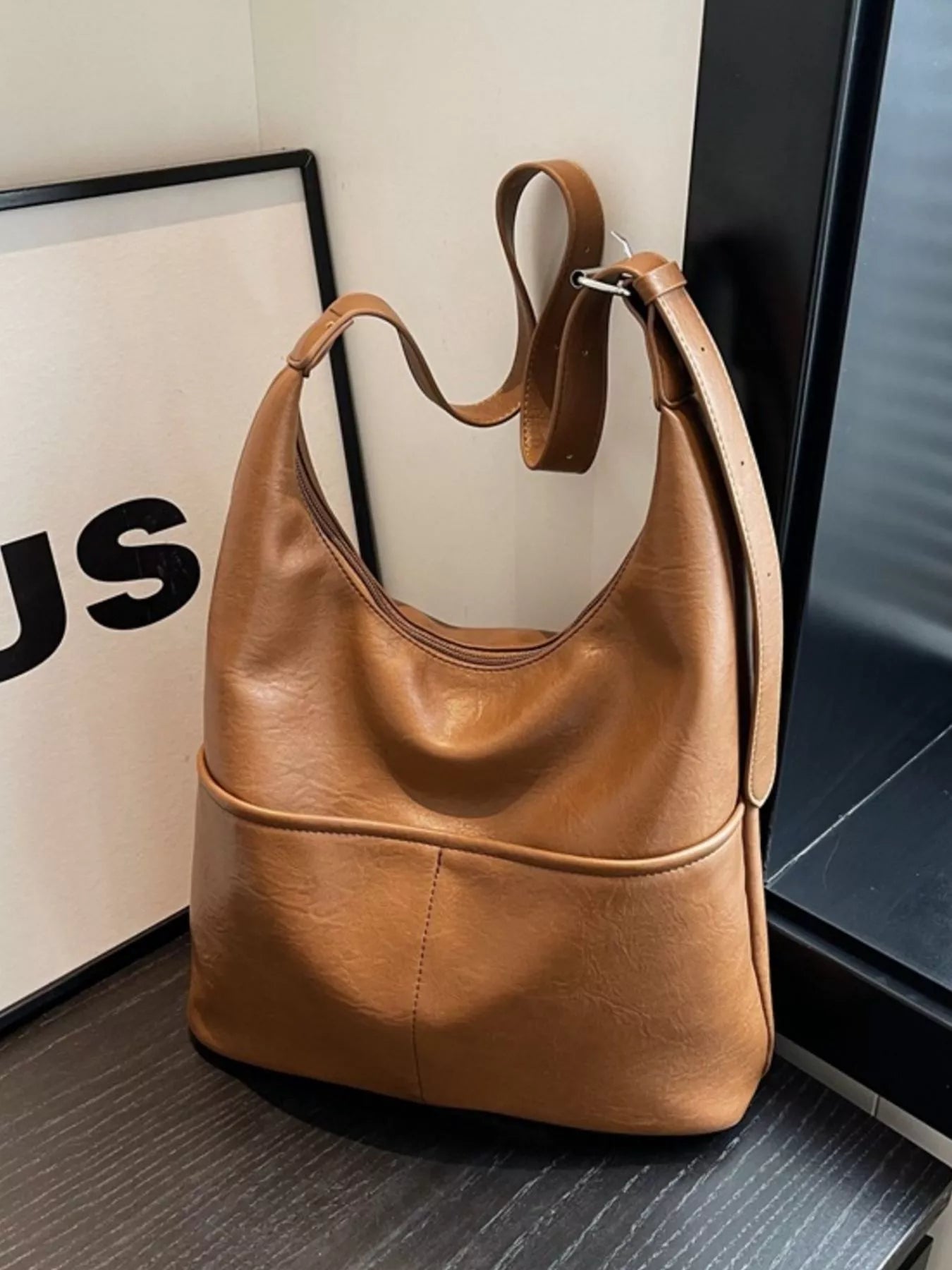 Another close up of Adjustable Strap Shoulder Bag For Women