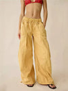 High-Waisted Cargo Wide-Leg Pants For Women