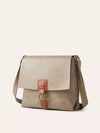 Vintage Buckle Flap Crossbody Bag