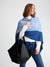left view of Shiraleah Madeleine Travel Poncho,