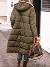 Women's Full Size Longline Sherpa-Lined Hooded Outerwear Plus Size