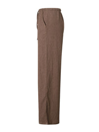 Brown pants on a white background