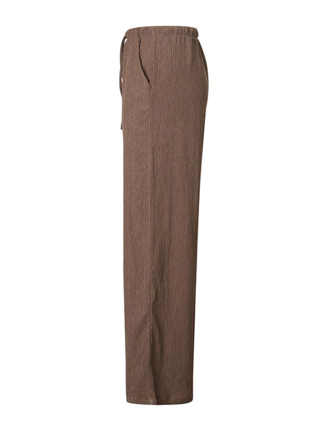 Brown pants on a white background