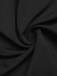 Close-up of black fabric with a textured pattern