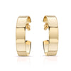 Full view of gold 1.5" Skylar Hoops