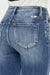 Close up view of the back of High Rise Ankle Skinny Jeans