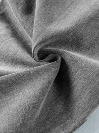 Close-up of gray fabric with folds