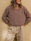 Striped Crew Neck Sweater