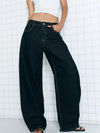 Wide Leg Washed Jeans| women's jeans designer| East Hills Casuals
