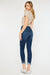 Back of HIGH RISE GIRLFRINED JEANS LIGHT WASH