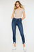 Cute HIGH RISE GIRLFRINED JEANS LIGHT WASH