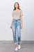 HIGH WAIST TAPERED JEANS for her
