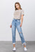 HIGH WAIST TAPERED JEANS for teens