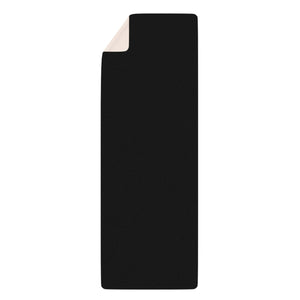 Black Yoga Mat | 3mm Thick Natural Rubber 