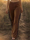 Fringed High Waist Pants
