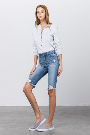 TRENDING HEAVY AND LONG FRONT DESTROY BERMUDA SHORTS